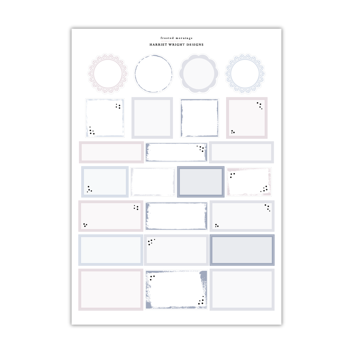 Frosted Mornings | Weekly Kit