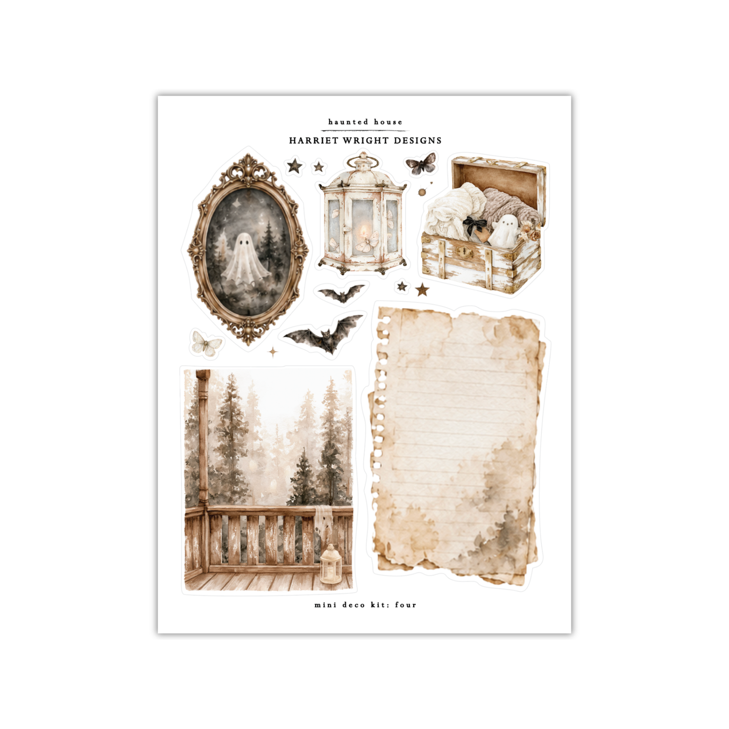 Haunted House | Mini Decorative Kit
