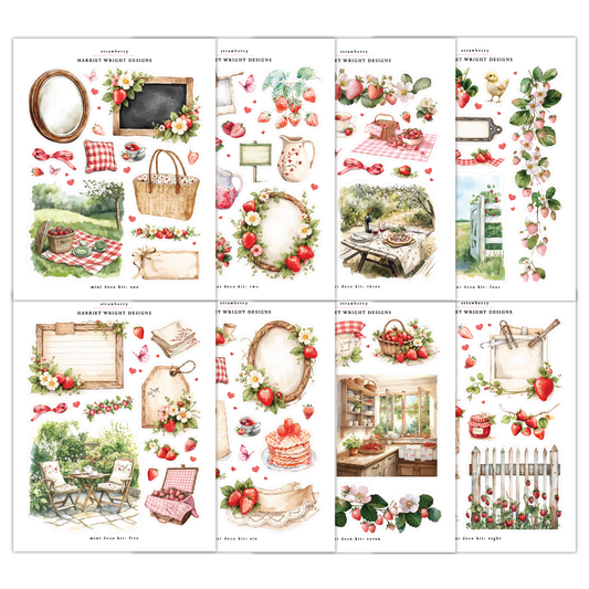 Strawberry | Mini Decorative Kit