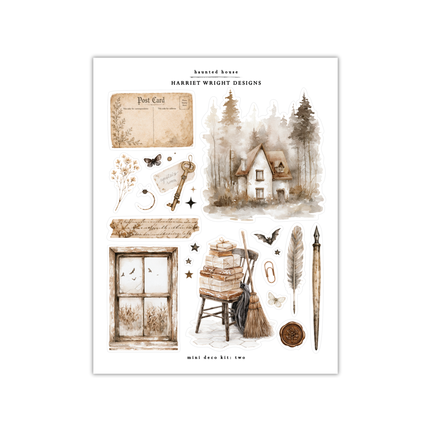 Haunted House | Mini Decorative Kit