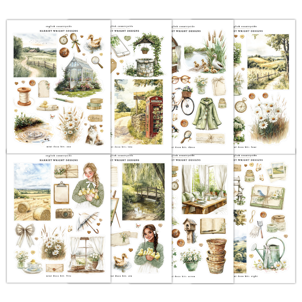 English Countryside | Mini Decorative Kit