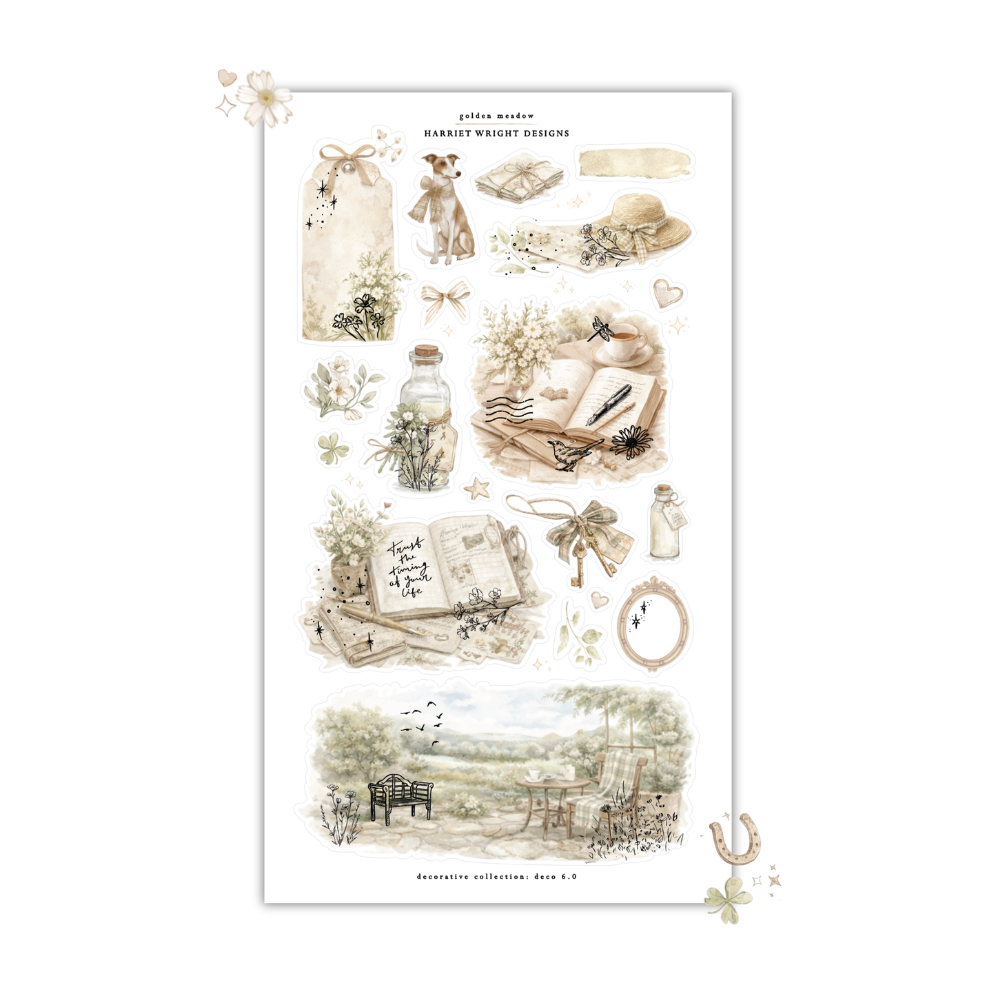 Golden Meadow | Decorative Collection (Exclusive Artwork)