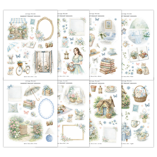 Cottage Blooms | Mini Decorative Kit
