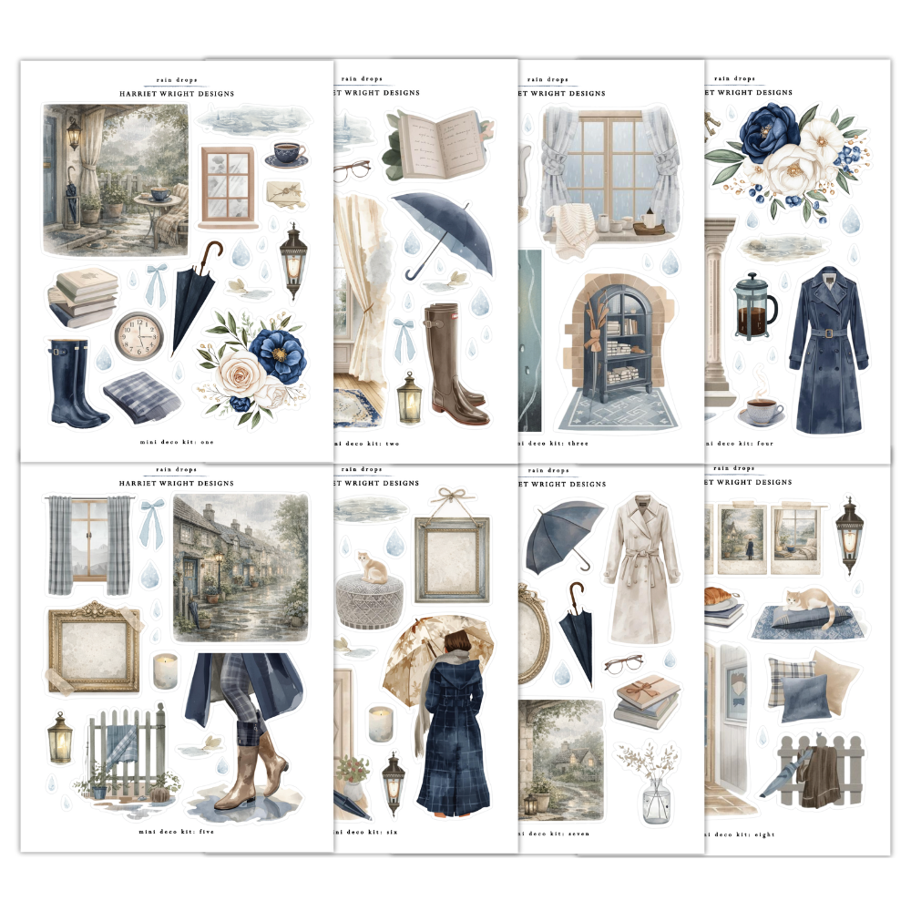 Rain Drops | Mini Decorative Kit