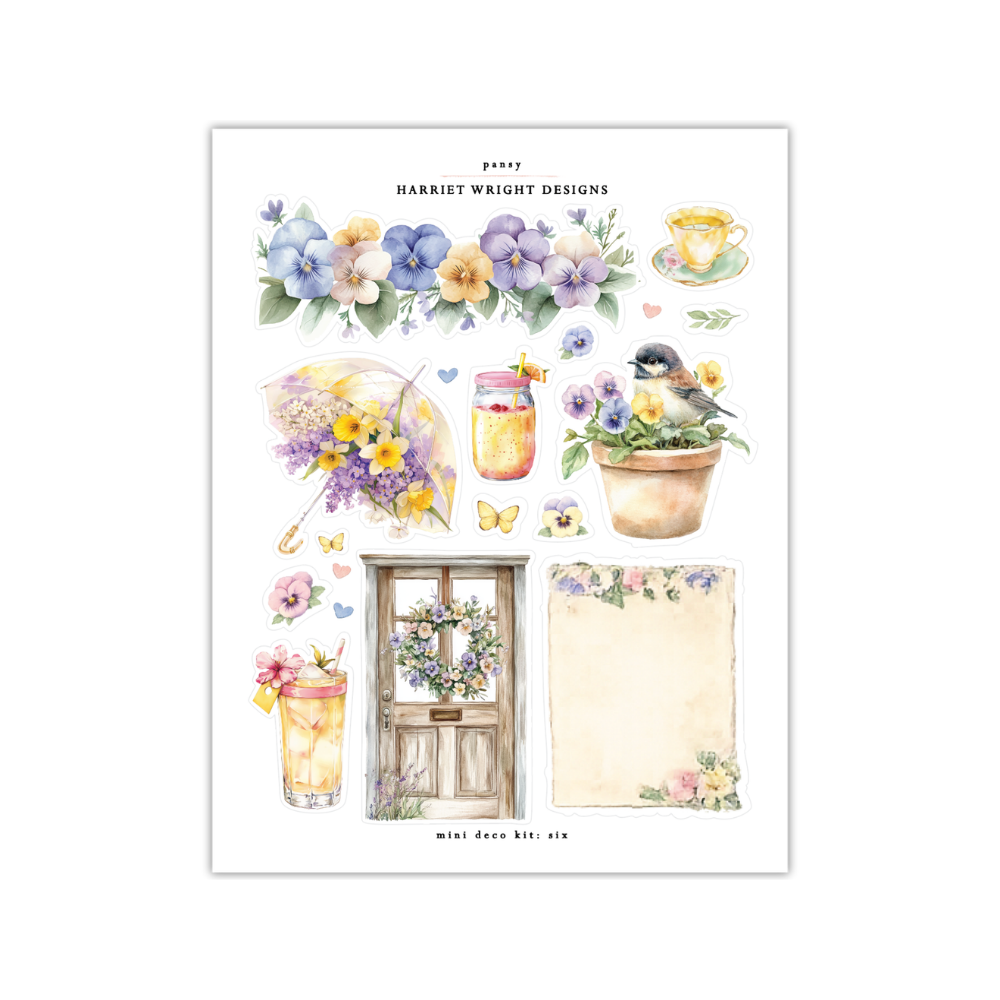 Pansy | Mini Decorative Kit