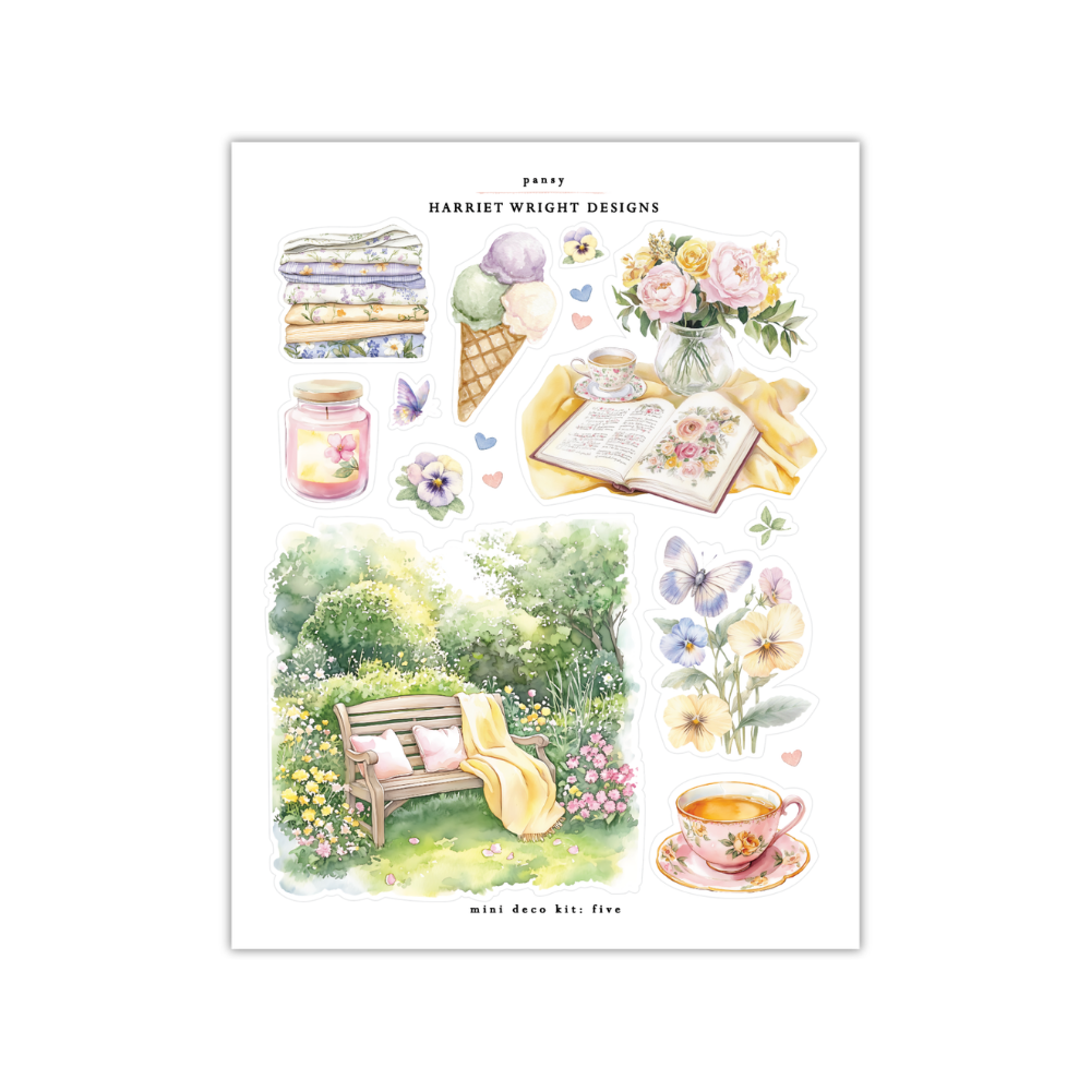 Pansy | Mini Decorative Kit