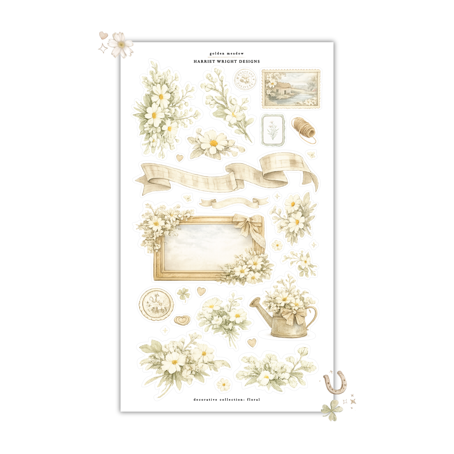 Golden Meadow | Decorative Collection (Exclusive Artwork)