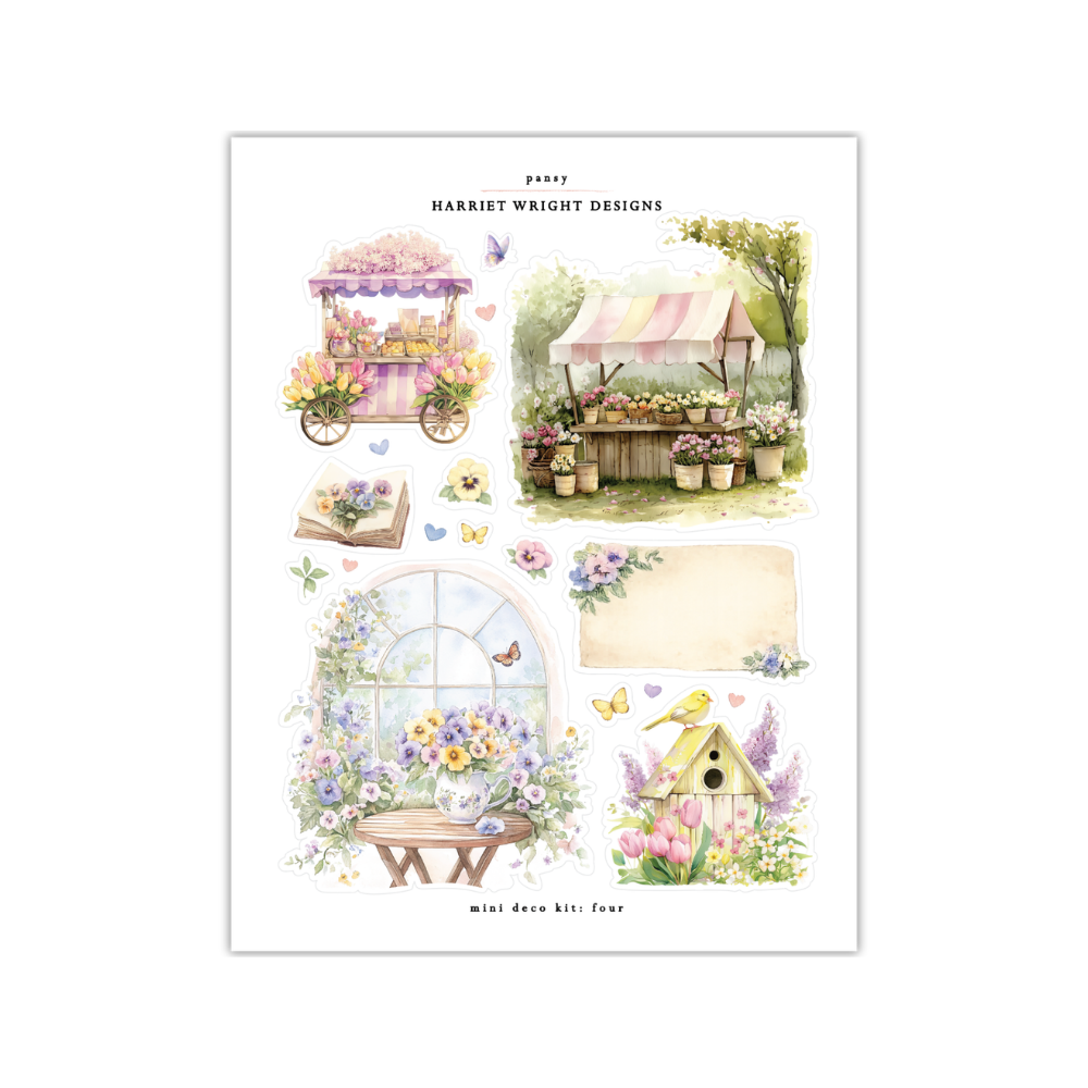 Pansy | Mini Decorative Kit