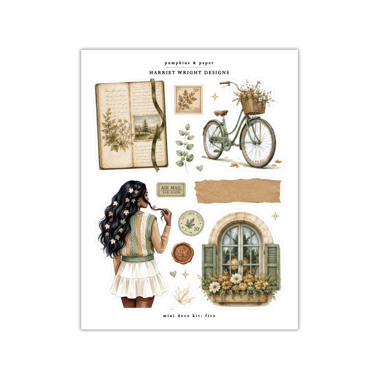 Pumpkins & Paper | Mini Decorative Kit