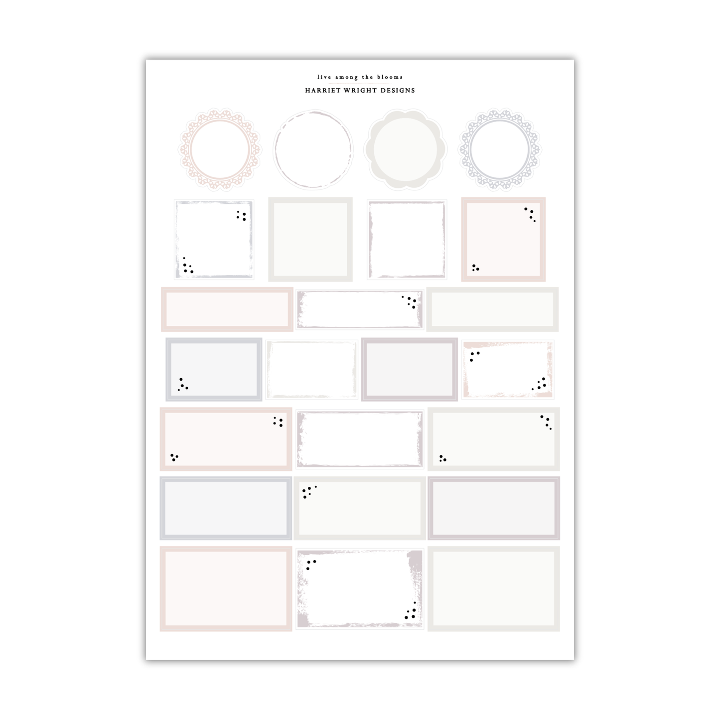 Live Among the Blooms | Weekly Kit