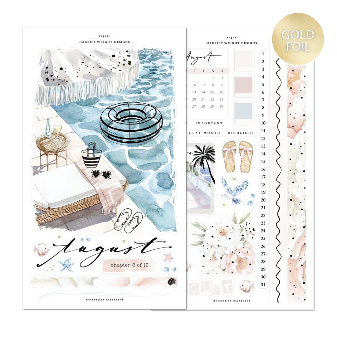 3 Month Bundle (Jul-Sept) | Decorative Dashboard (2026)