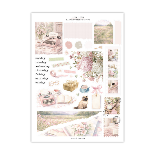 Spring Reading | Journal Elements