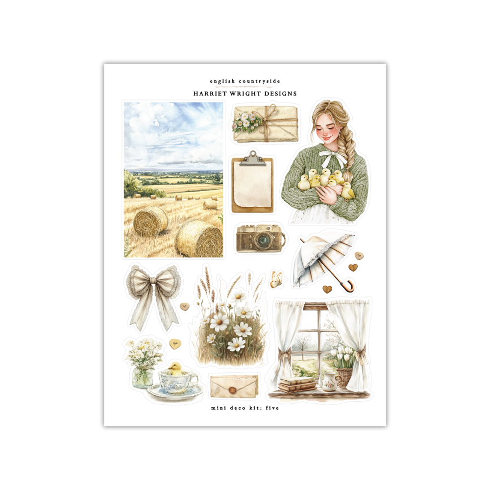 English Countryside | Mini Decorative Kit