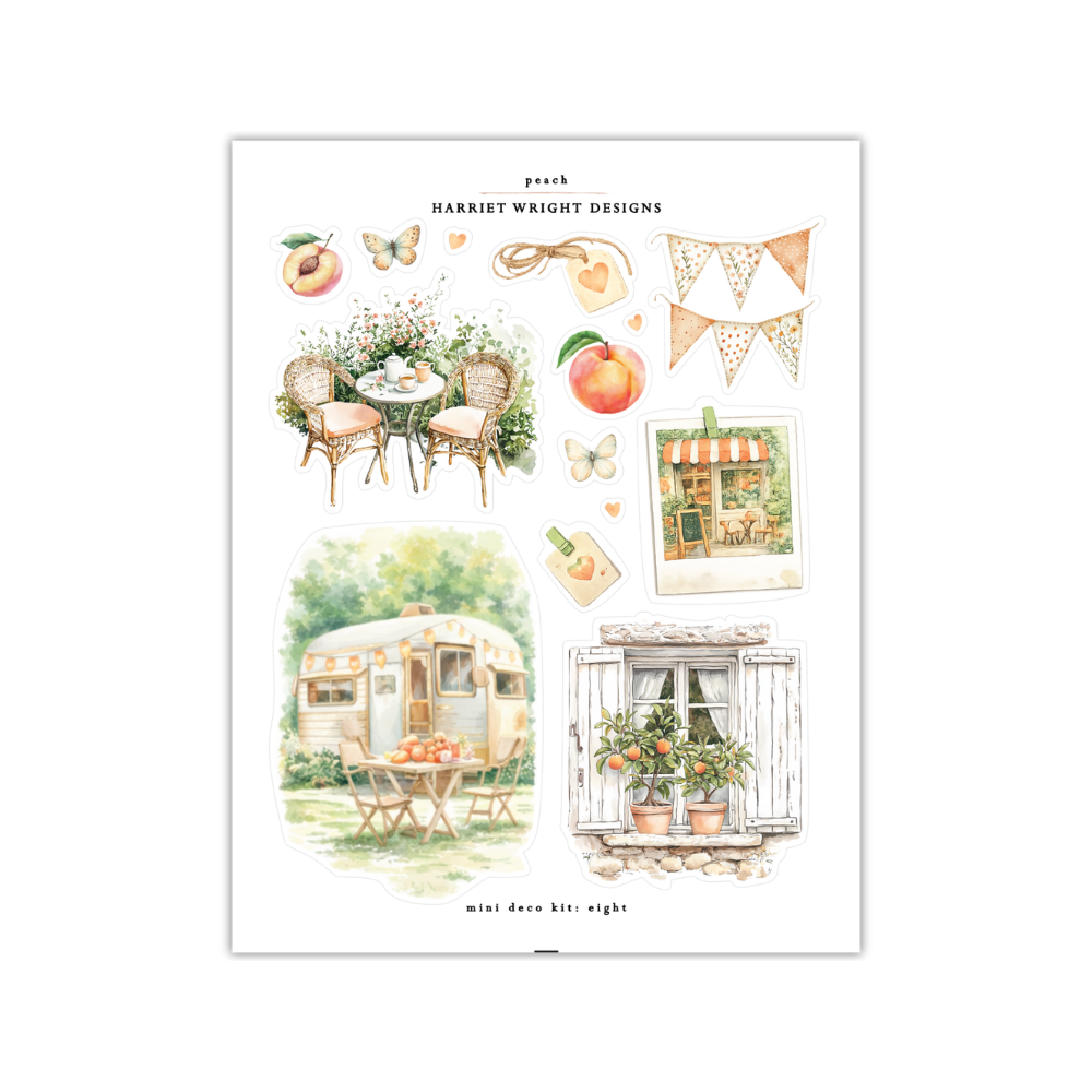 Peach | Mini Decorative Kit