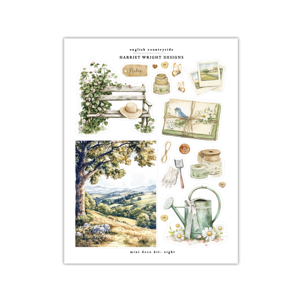 English Countryside | Mini Decorative Kit