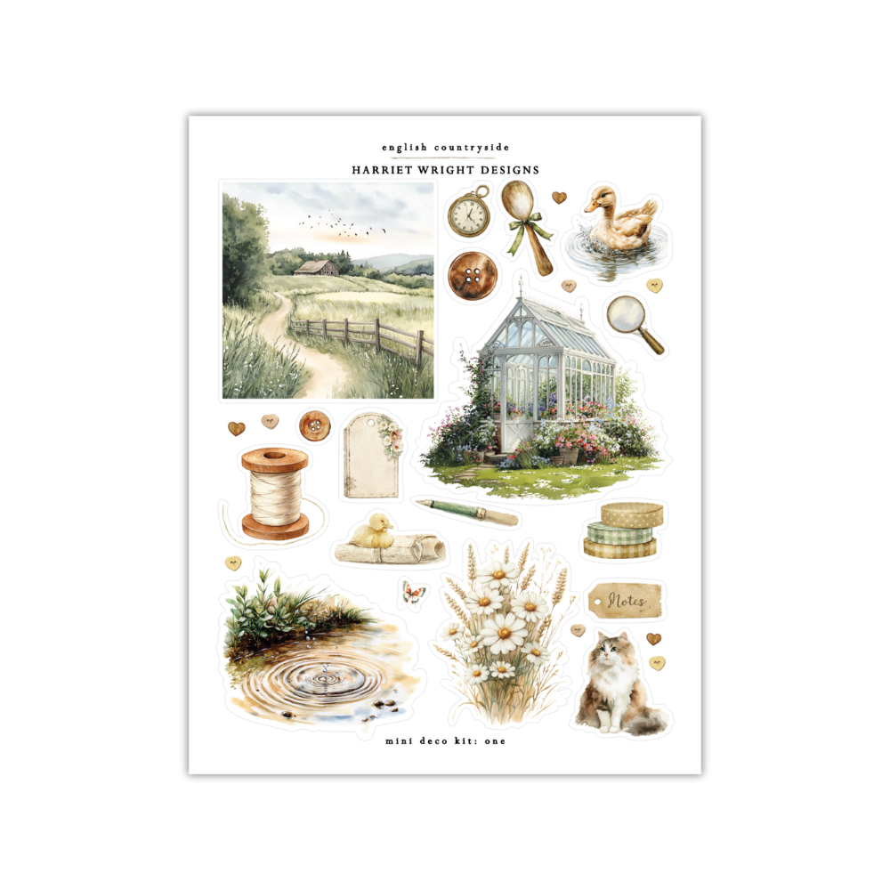 English Countryside | Mini Decorative Kit