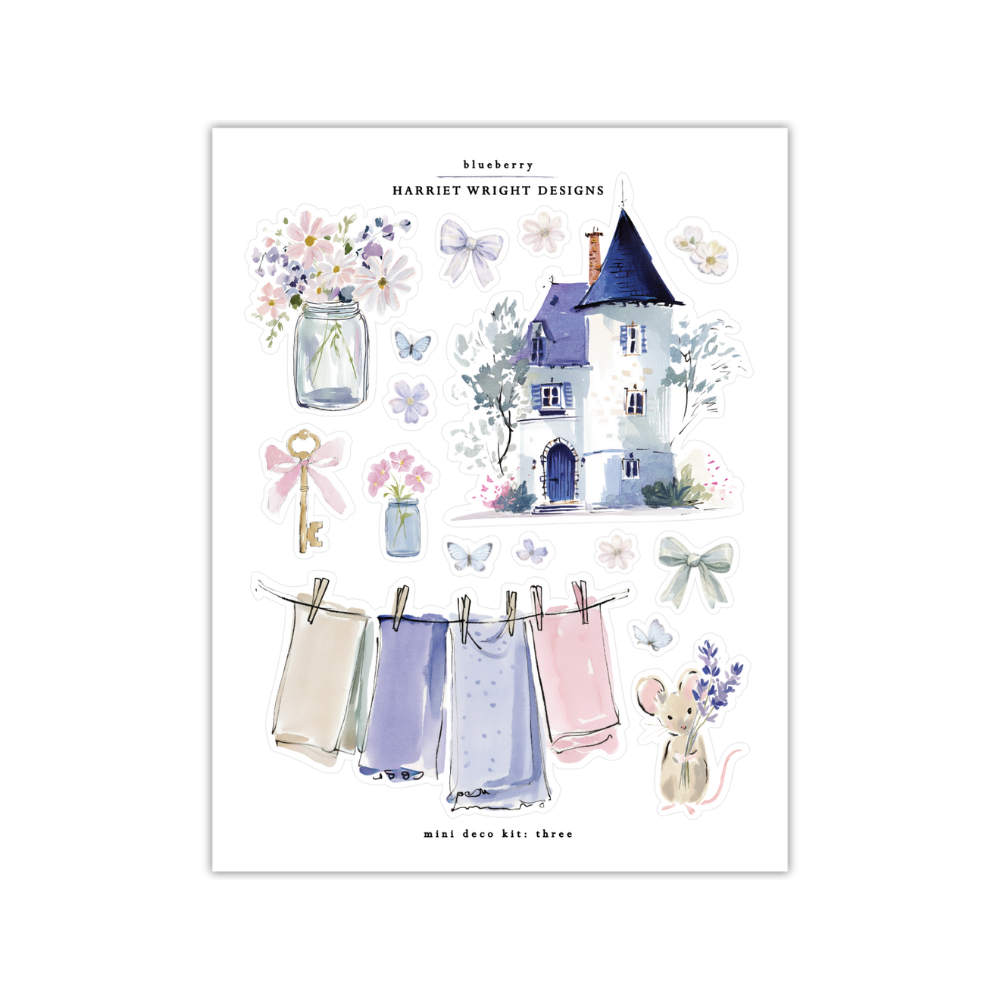 Blueberry | Mini Decorative Kit