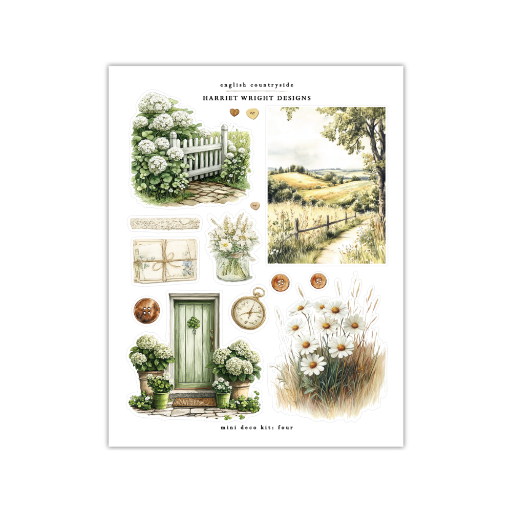 English Countryside | Mini Decorative Kit