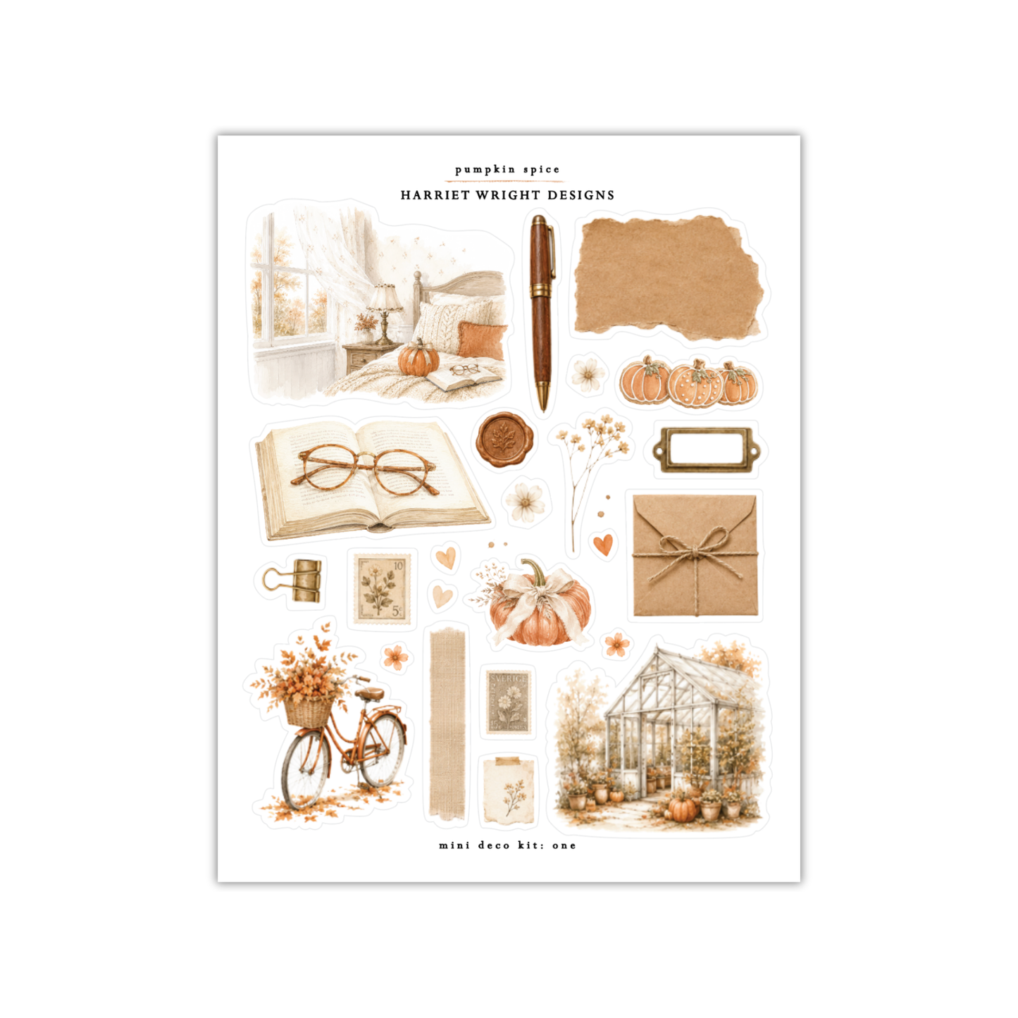 Pumpkin Spice | Mini Decorative Kit