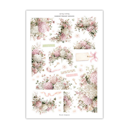 Spring Reading | Floral Elements