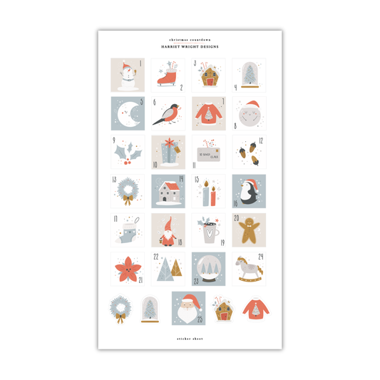Christmas Countdown | Sticker Sheet