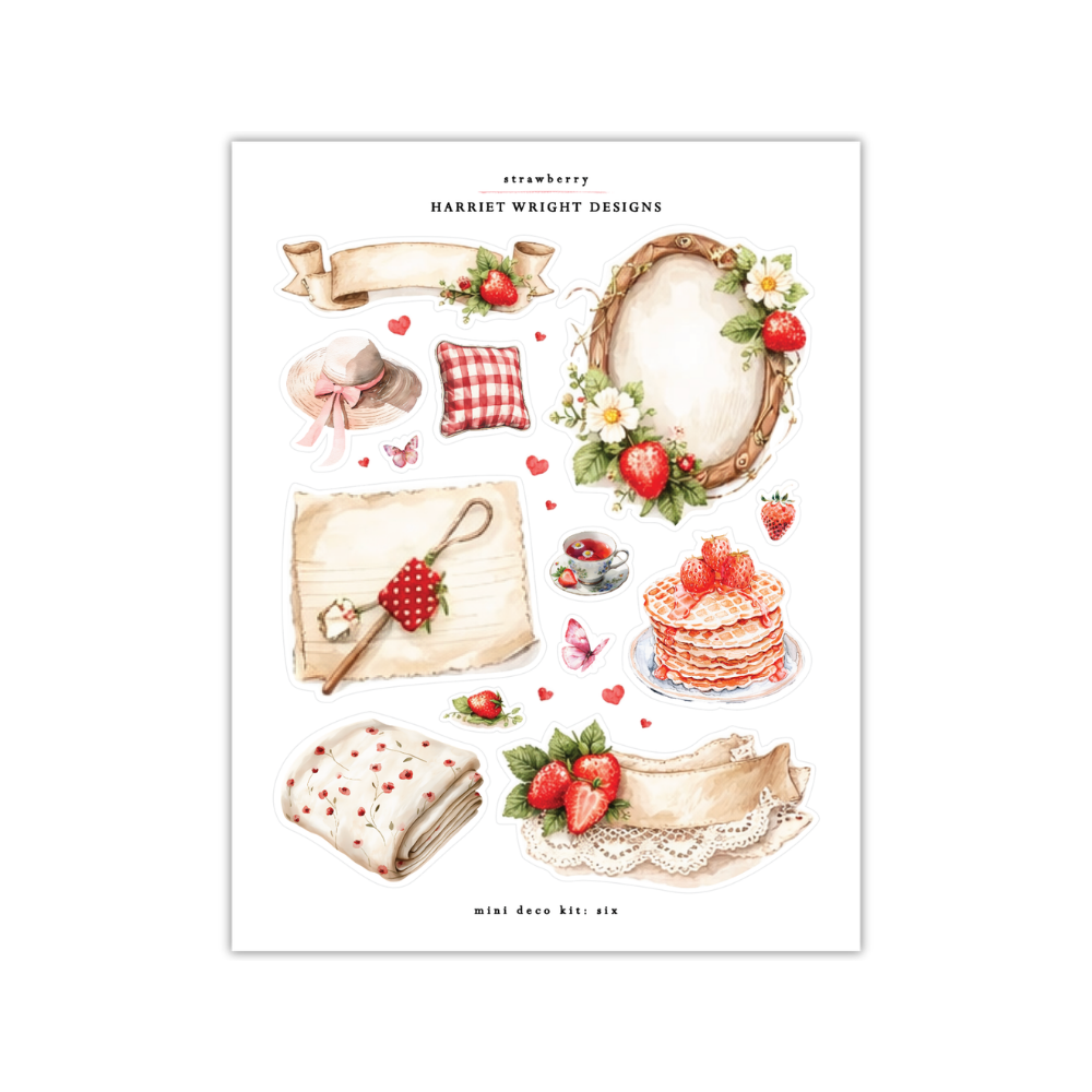 Strawberry | Mini Decorative Kit