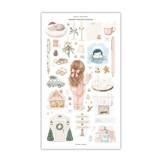 Pastel Christmas | Sticker Sheet