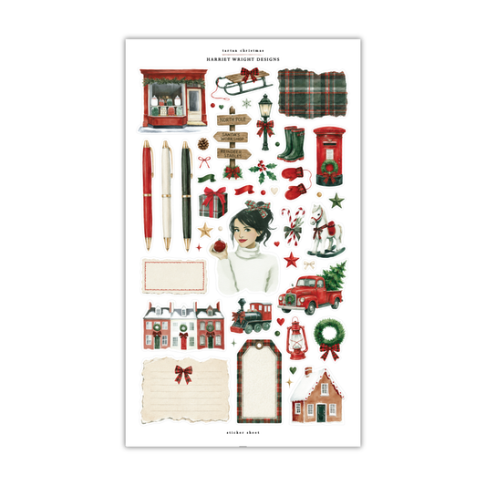 Tartan Christmas | Sticker Sheet