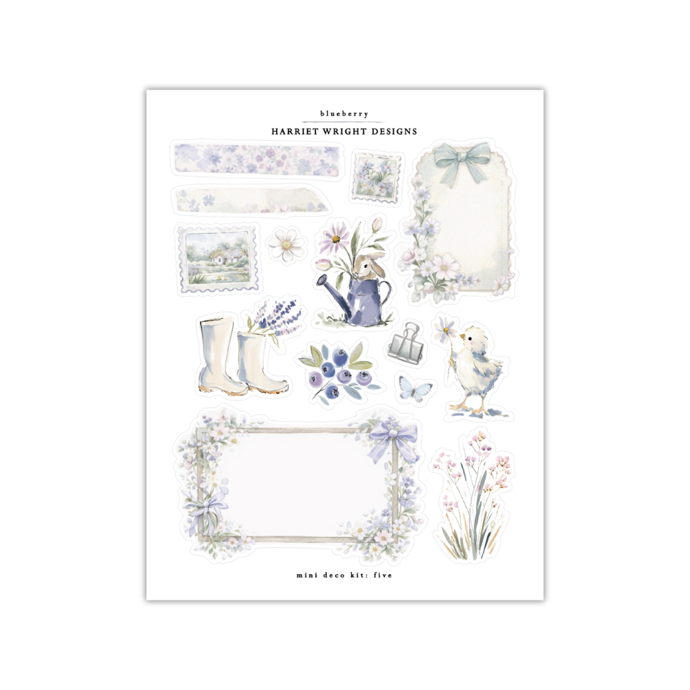 Blueberry | Mini Decorative Kit
