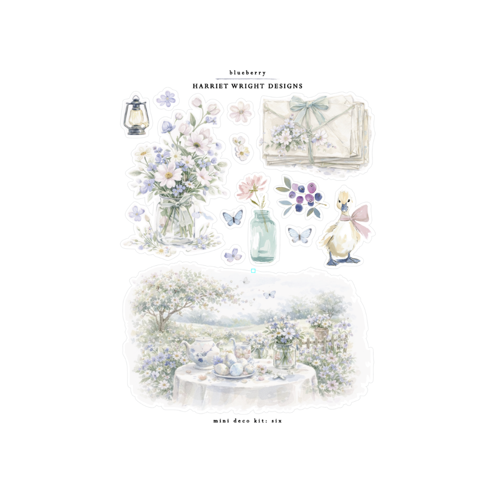 Blueberry | Mini Decorative Kit