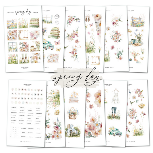 Spring Day || Decorative Collection (12 Sheets)