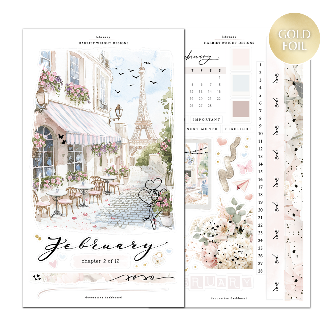 3 Month Bundle (Jan-Mar) | Decorative Dashboard (2026)