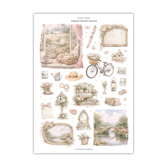 Flower Market | Decorative Elements