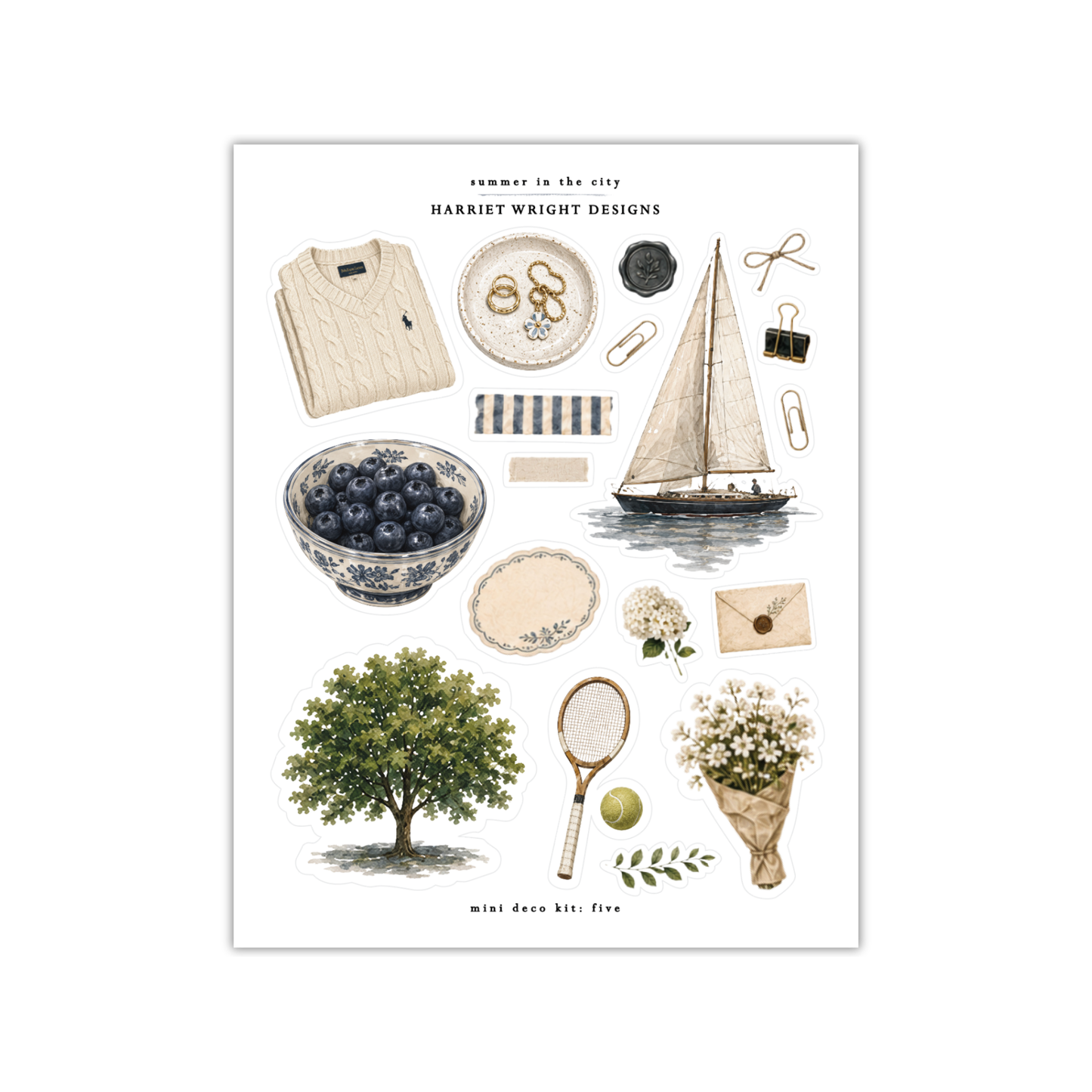 Summer in the City | Mini Decorative Kit