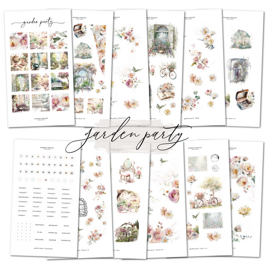 Garden Party || Decorative Collection (12 Sheets)