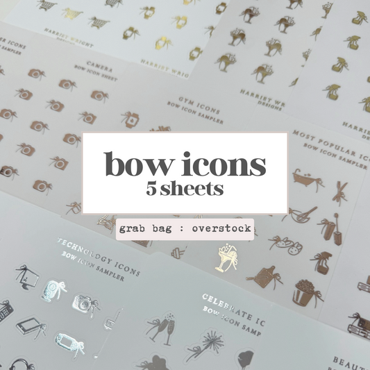 Bow Icon Grab Bag || OVERSTOCK