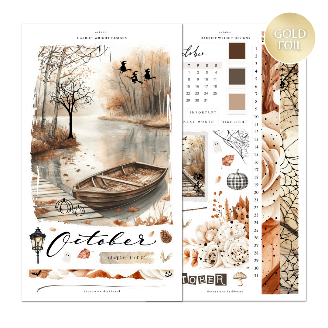 3 Month Bundle (Oct-Dec) | Decorative Dashboard (2026)