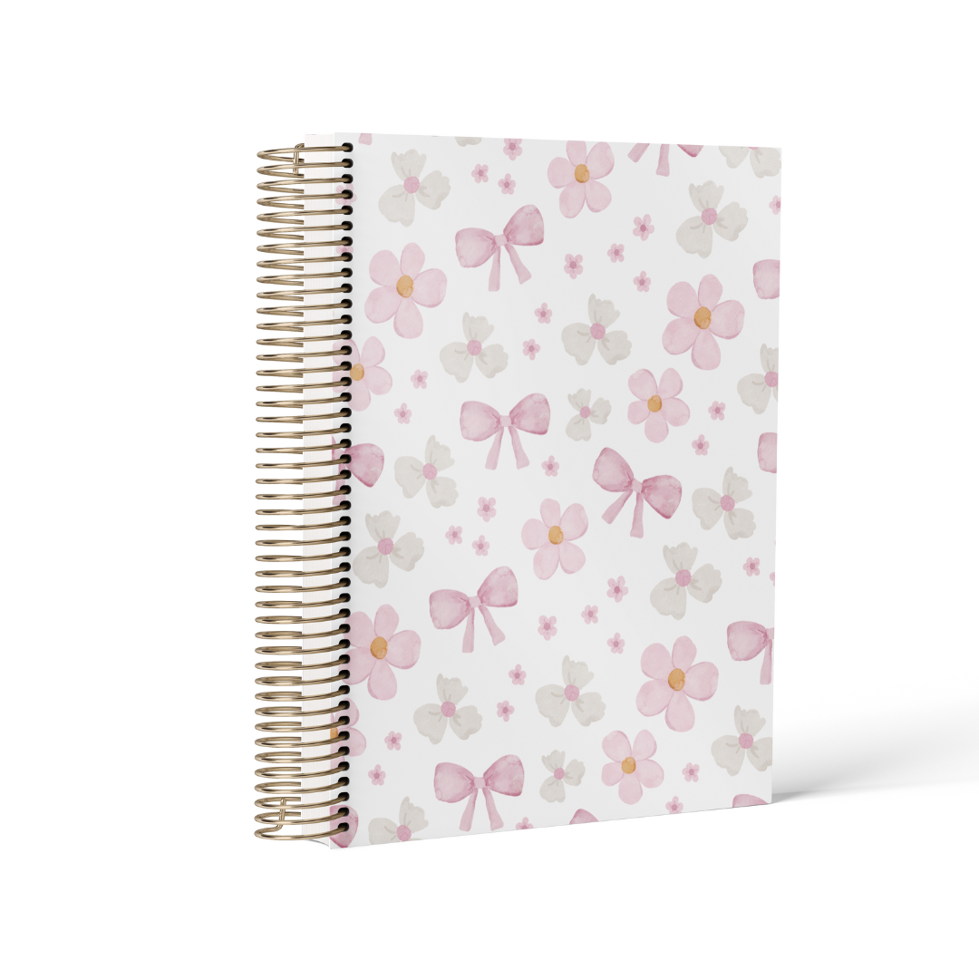 Bows & Flowers || B6 Vertical Planner
