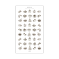 Food Doodle Icons | Sticker Sheet