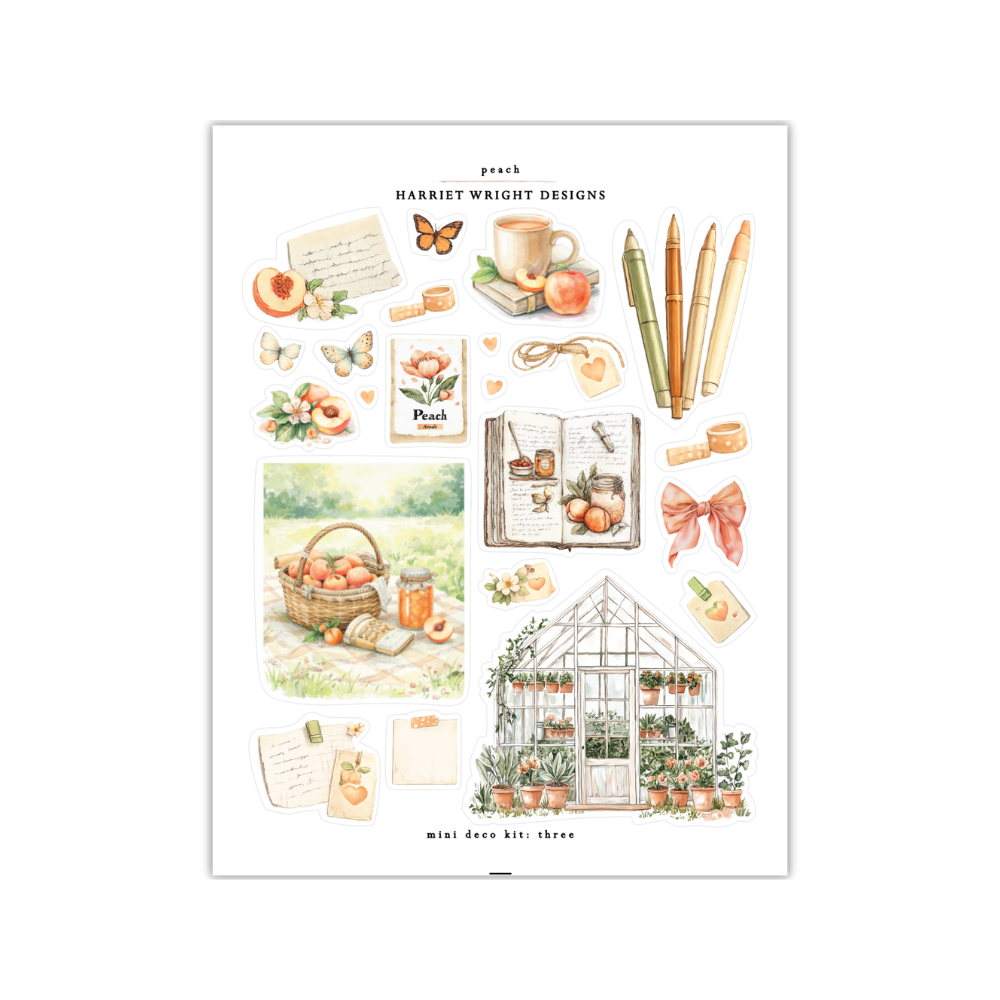 Peach | Mini Decorative Kit