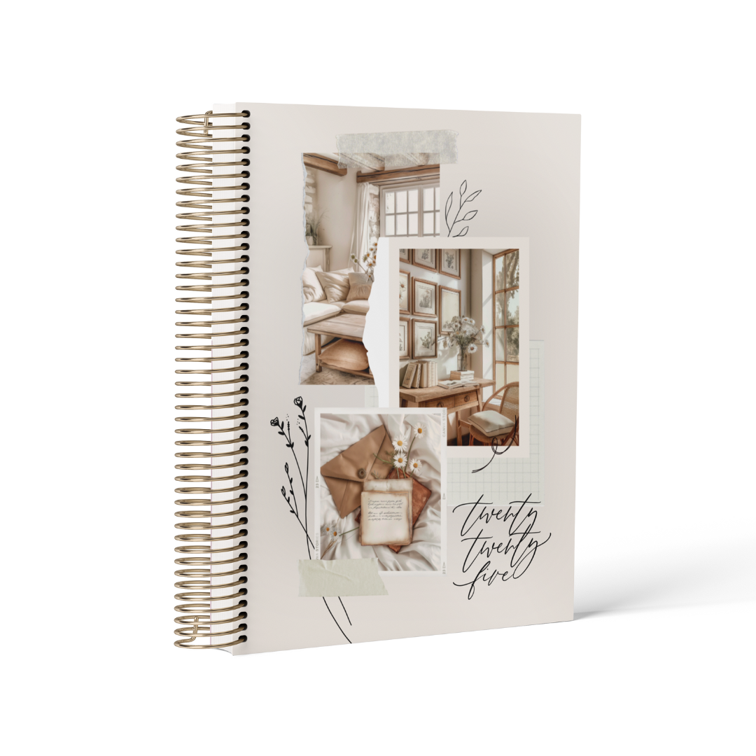 Vintage Moodboard || B6 Vertical Planner