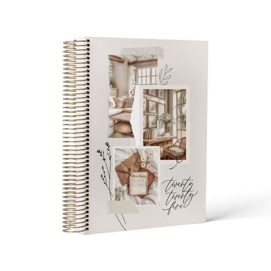 Vintage Moodboard || B6 Vertical Planner
