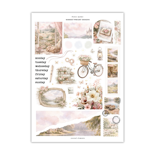 Flower Market | Journal Elements