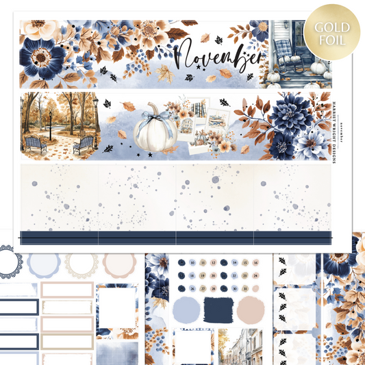 November | A5 Wide | Monthly Kit