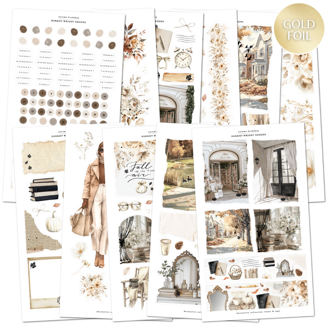 Autumn Bookshop | Decorative Collection