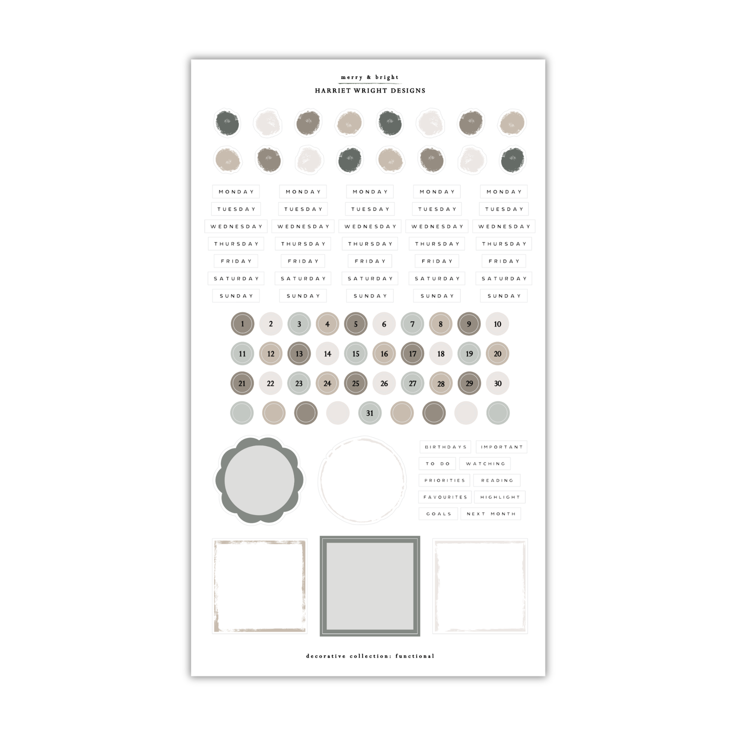 Merry & Bright | Decorative Collection
