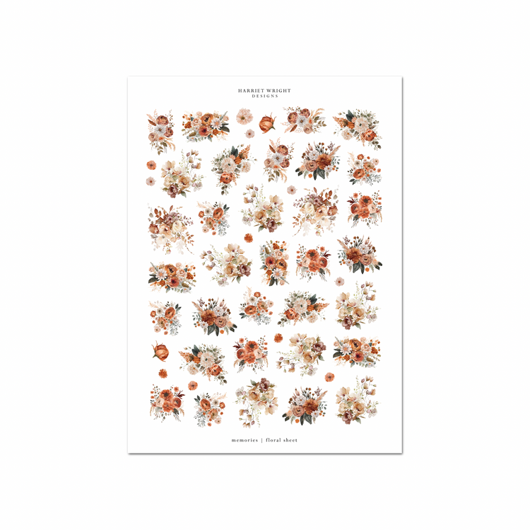 Memories | Floral Sheet