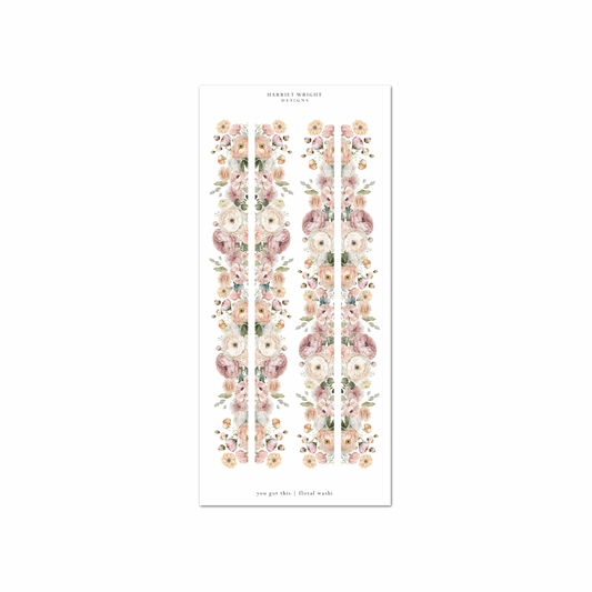 You Got This | Floral Cut Washi