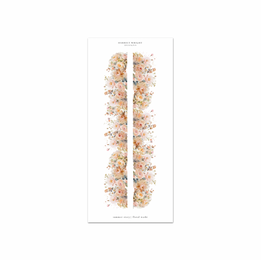 Summer Story | Floral Cut Washi
