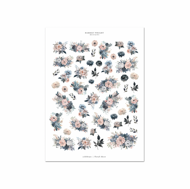 Celebrate | Floral Sheet